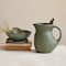Hello Honey® 9" Matte Teal Round Stoneware Pitcher